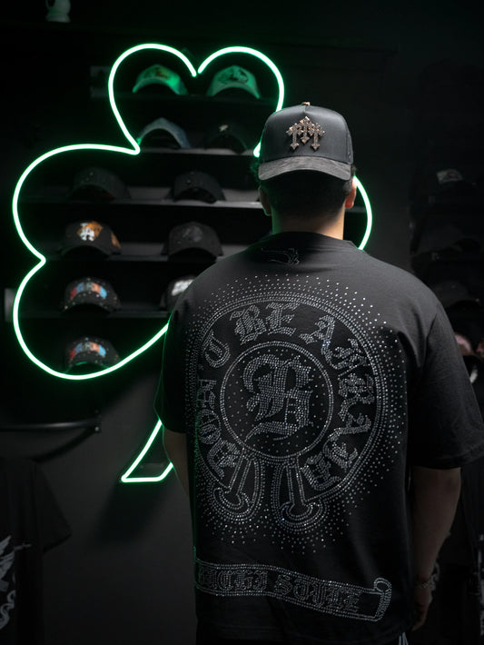 Don't Be Afraid Black Crystals Tee